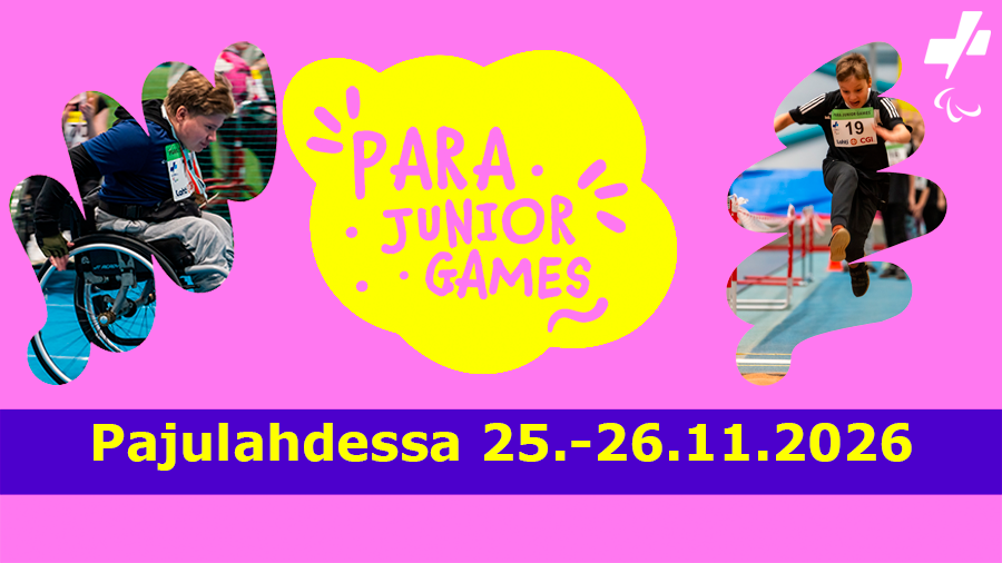 Para Junior Games 2025 mainoskuva.